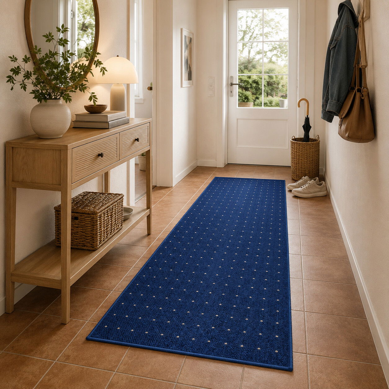 Behúň na mieru Udinese modrý, šíre 90 cm, modrá, chodba / predsieň, Condor Carpets – obrázok 2