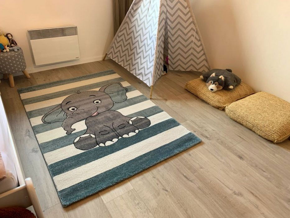Detský koberec Kiddo A1087 blue, 120x170, modrá, detská izba, Vopi – obrázok 2