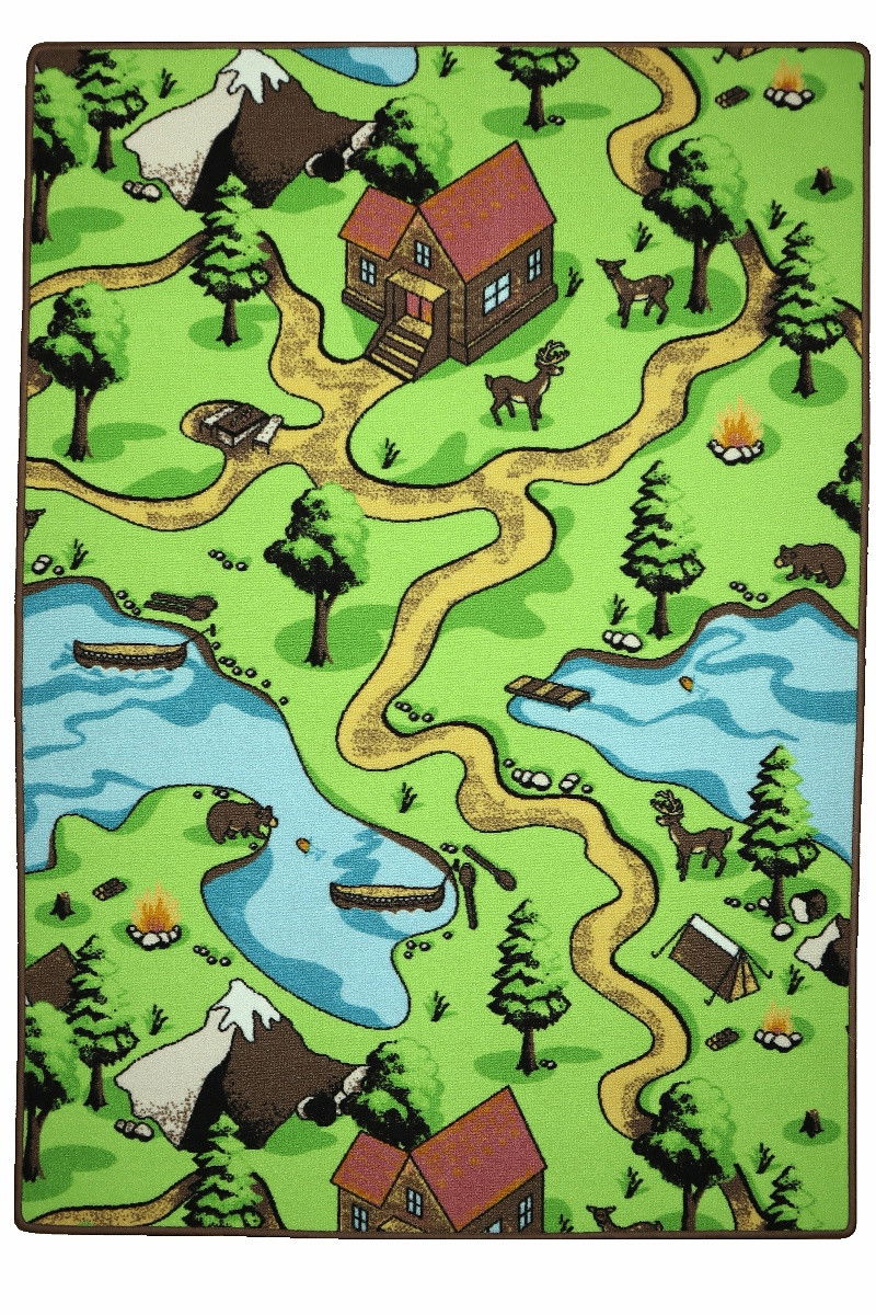 Detský kusový koberec Aljaška 5229, 95x200, viacfarebná, detská izba, Vopi