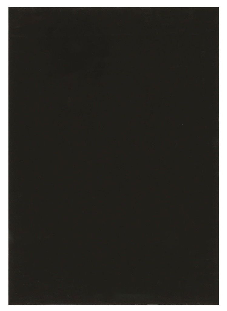 Kusový koberec COLOR UNI Black, 80x150, čierna, obývacia izba, B-line