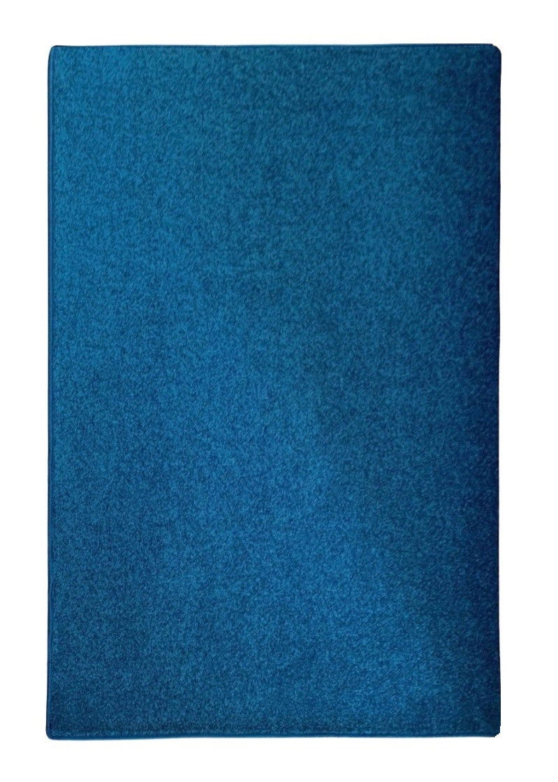 Kusový koberec Eton Exklusive Türkis, 200x300, modrá, chodba / predsieň, Vopi