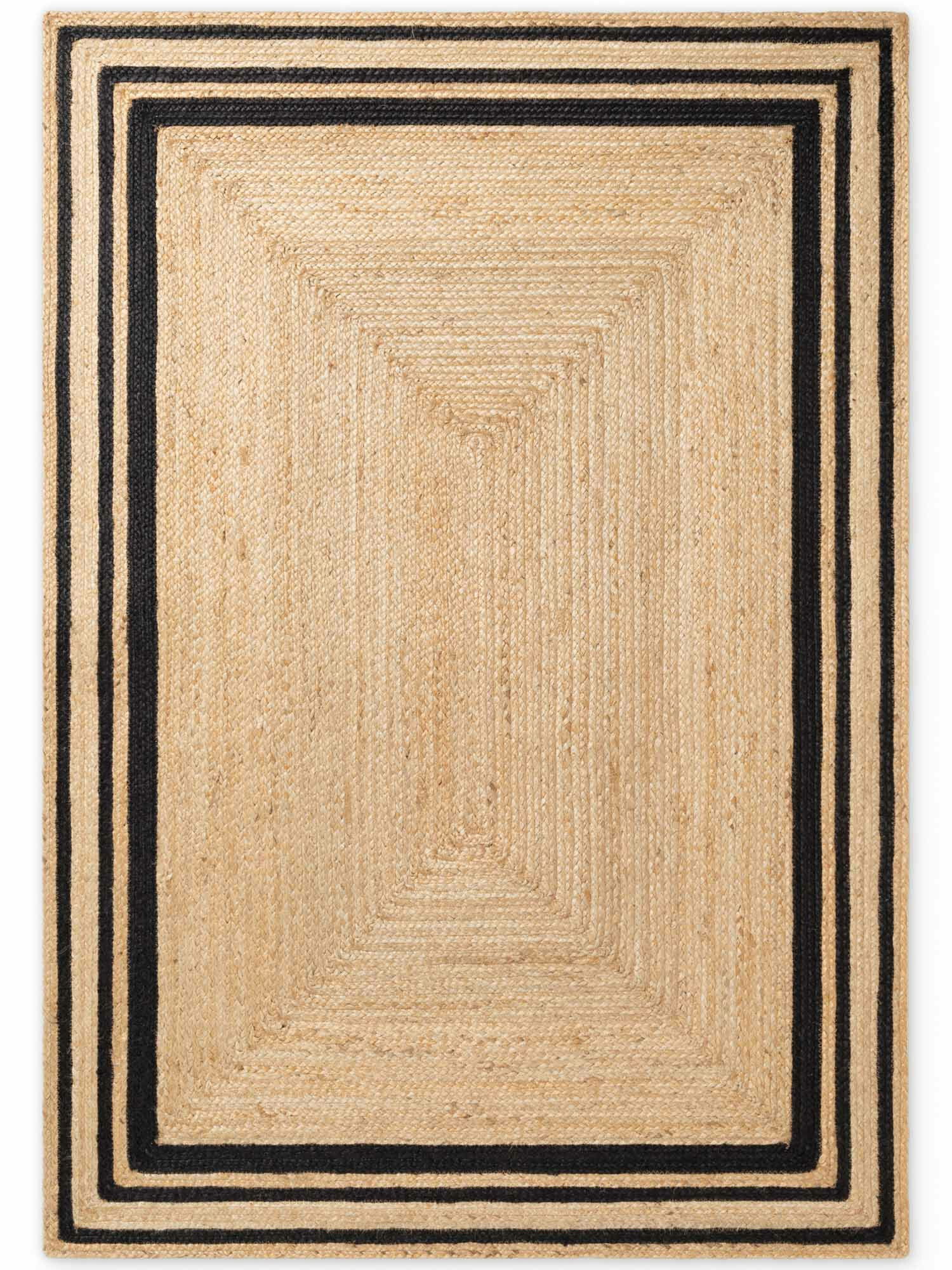Kusový koberec Looma 106302 Natural Gold Black, 160x230, béžová, chodba / predsieň, Hanse Home