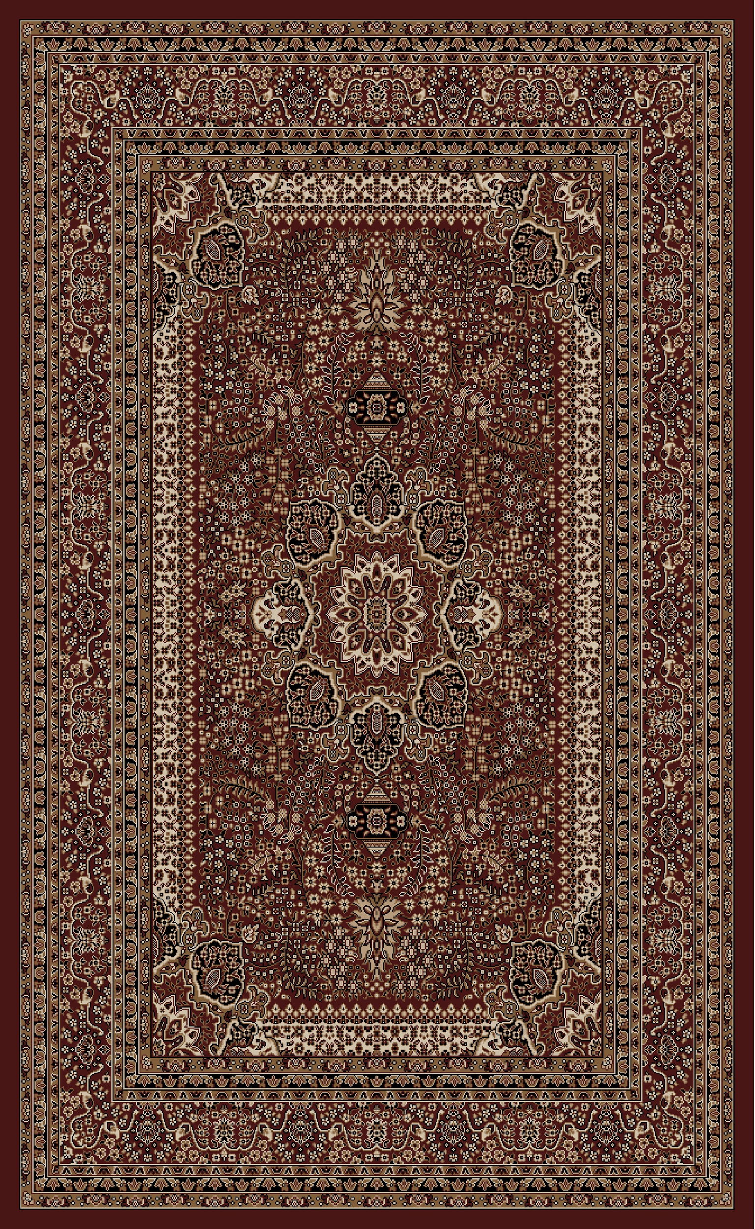 Kusový koberec Marrakesh 207 red, 80x150, červená, kancelária, Ayyildiz