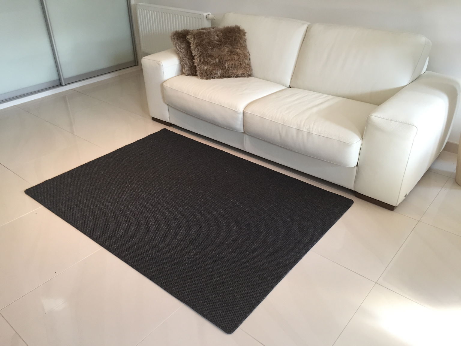 Kusový koberec Nature antracit, 80x120, šedá, chodba / predsieň, Timzo – obrázok 2