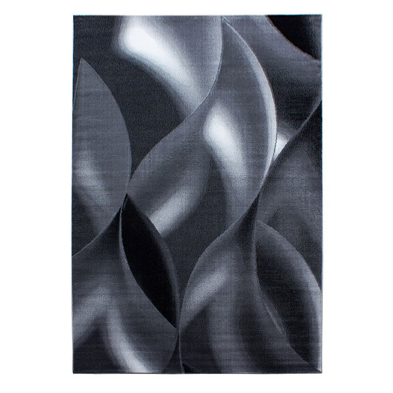 Kusový koberec Plus 8008 black, 160x230, šedá, chodba / predsieň, Ayyildiz