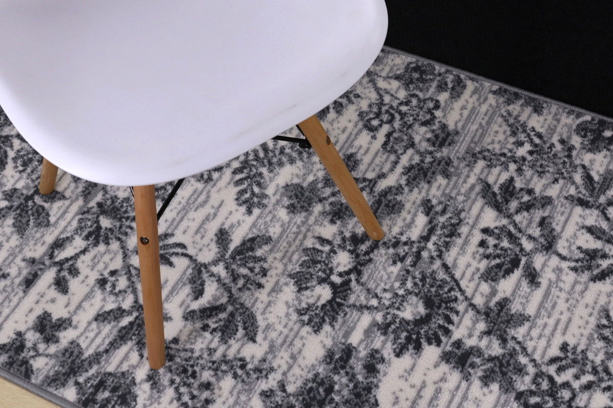 Kusový koberec Flowers grey, 190x280, šedá, obývacia izba, Alfa Carpets – obrázok 6