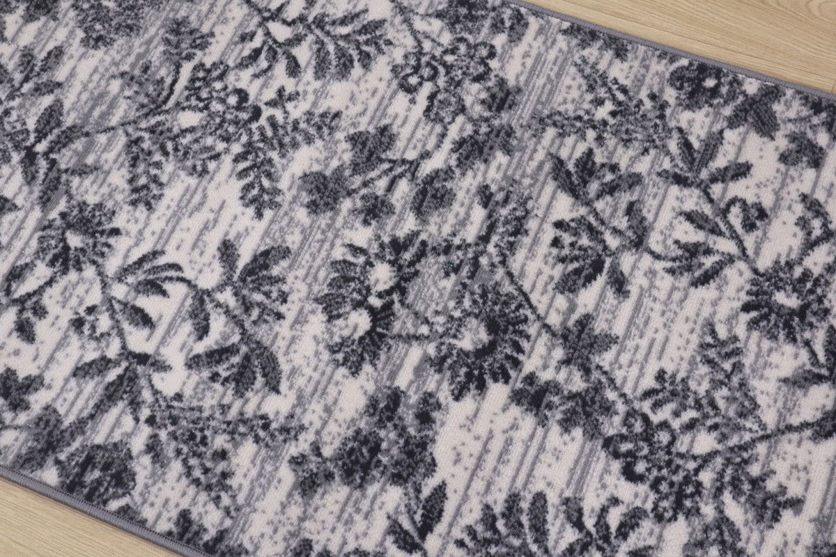 Kusový koberec Flowers grey, 190x280, šedá, obývacia izba, Alfa Carpets – obrázok 3