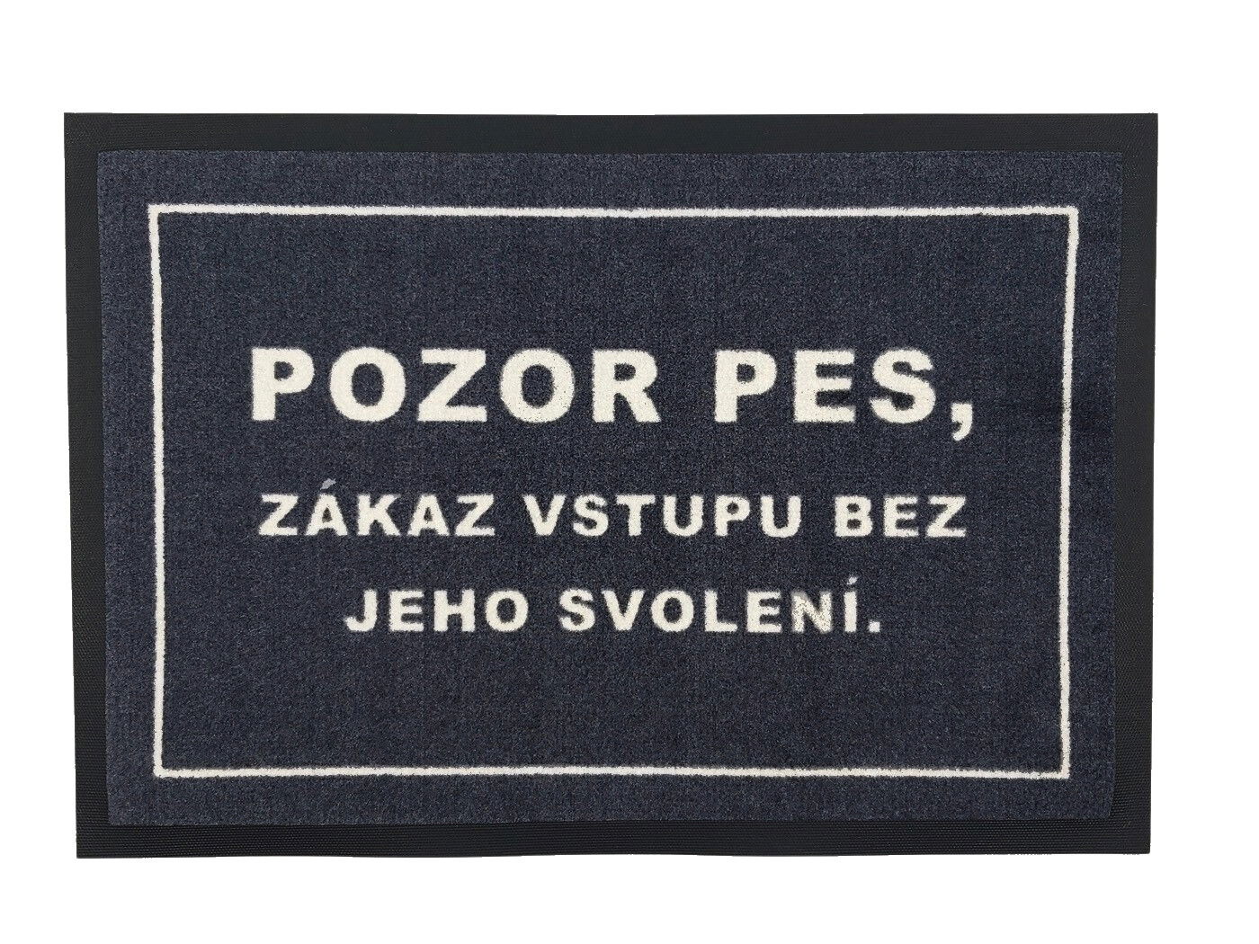Rohožka so psím povolením 40x60 cm - na von aj na doma, 40x60, šedá, GDmats