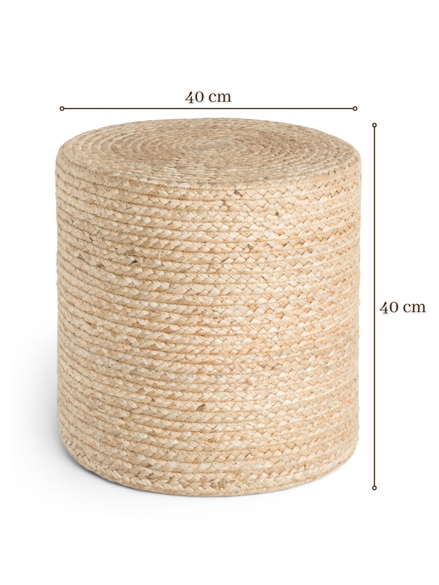 Sedací vak LOOMA POUF 106234 Beige - 40x40 cm Hanse Home – obrázok 2