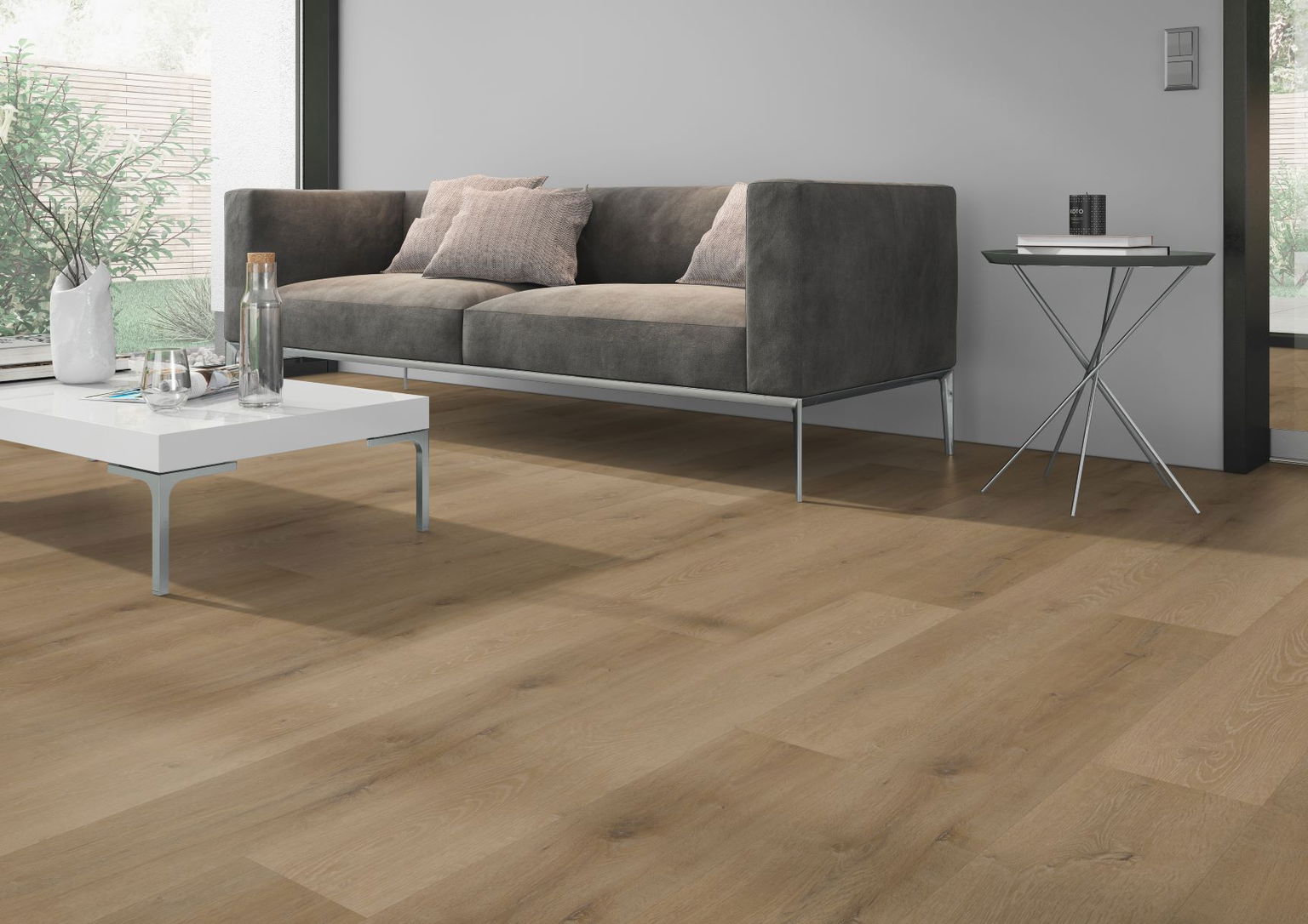Vinylová podlaha lepená ECO 55 059 Prestige Oak Light Amber, 1219,2 x 184,1 mm, Oneflor – obrázok 3
