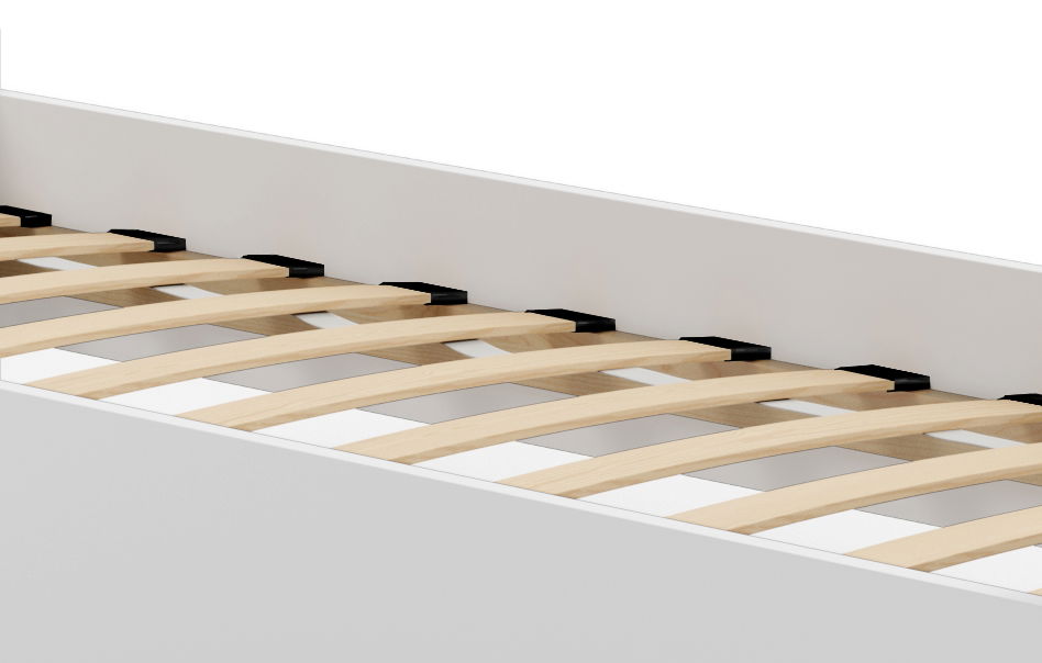 Detská posteľ s matracom Balmo 80x160 cm - modrá / biela – obrázok 2