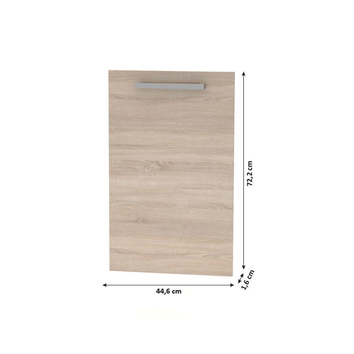 Dvierka na umývačku Nova Plus NOPL-086-00 44,6x72,2 cm - dub sonoma – obrázok 2