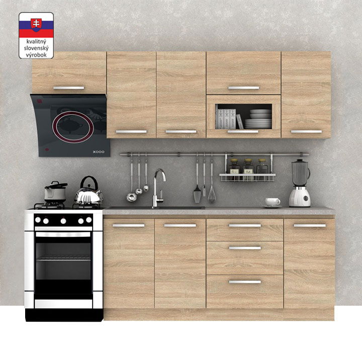 Dvierka na umývačku Nova Plus NOPL-086-00 44,6x72,2 cm - dub sonoma – obrázok 3