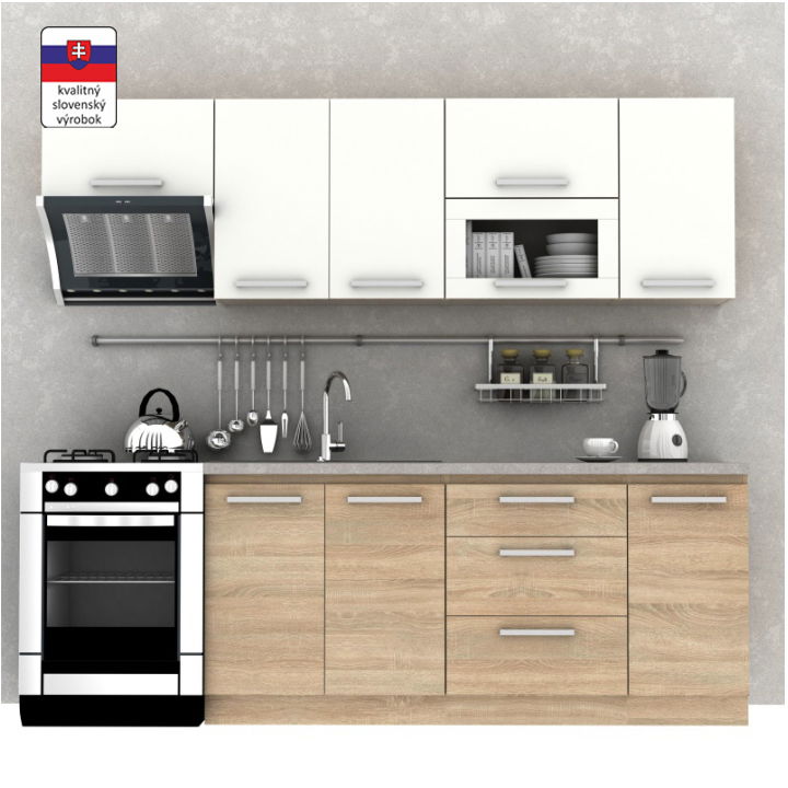 Dvierka na umývačku Nova Plus NOPL-086-00 44,6x72,2 cm - dub sonoma – obrázok 4