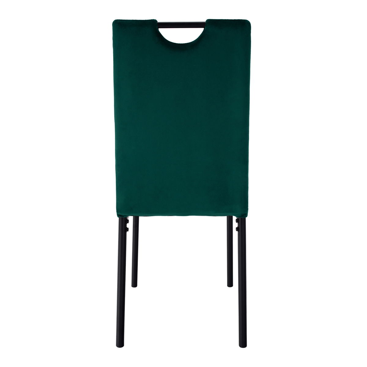 Jedálenská stolička Jonka - smaragdová (Velvet) / čierna – obrázok 12