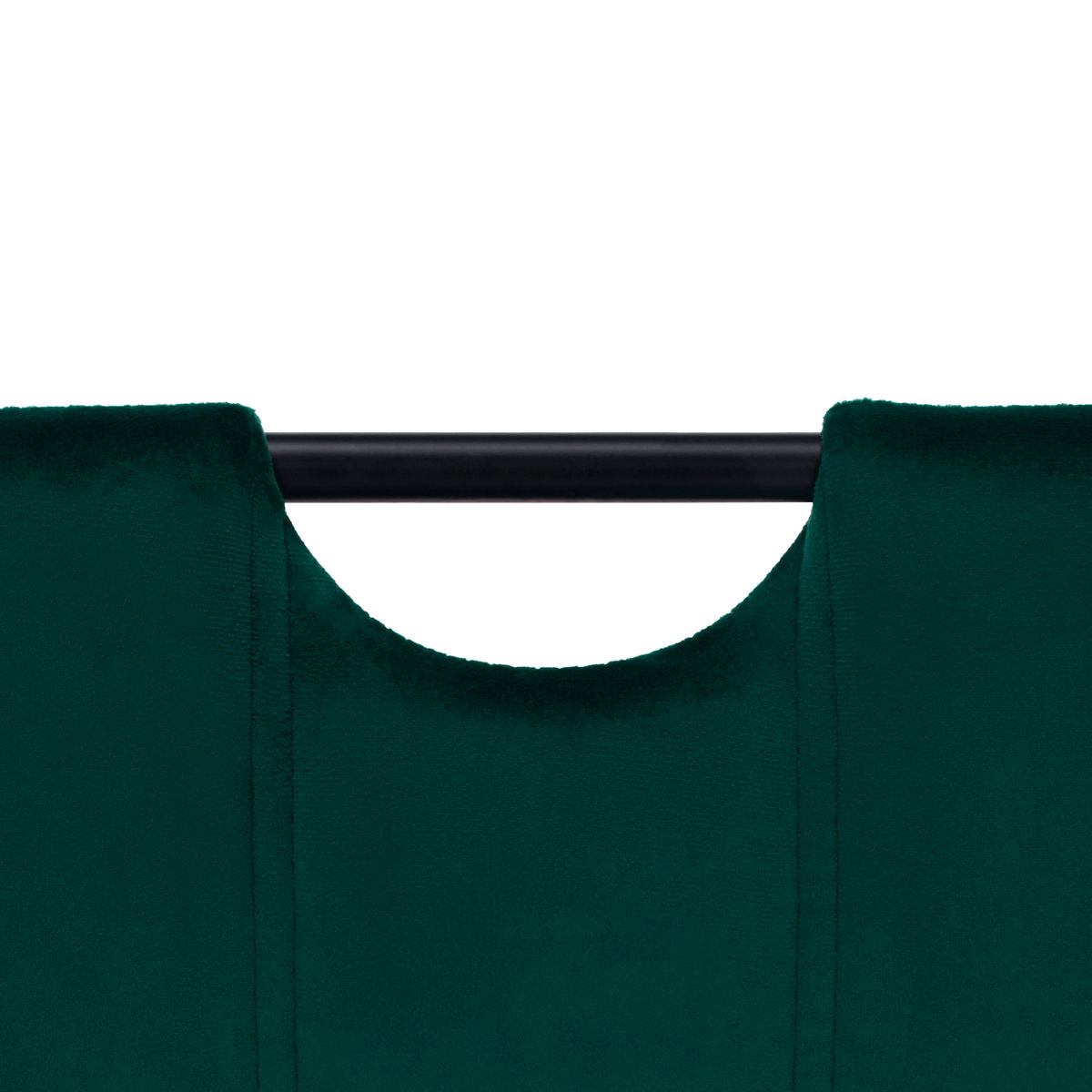 Jedálenská stolička Jonka - smaragdová (Velvet) / čierna – obrázok 6