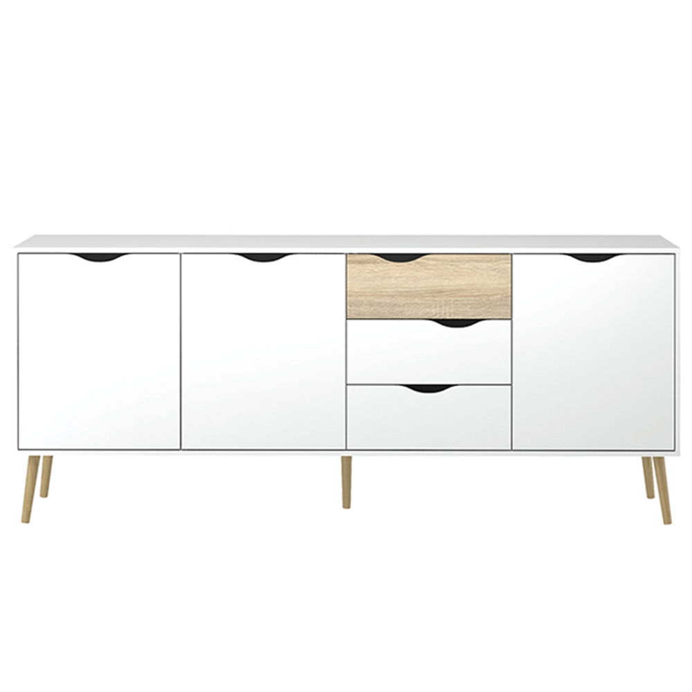 Komoda Oslo 75454 - dub sonoma / biela