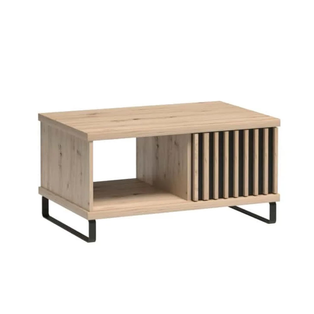 Konferenčný stolík Koli C-08 - dub artisan / čierna – obrázok 3