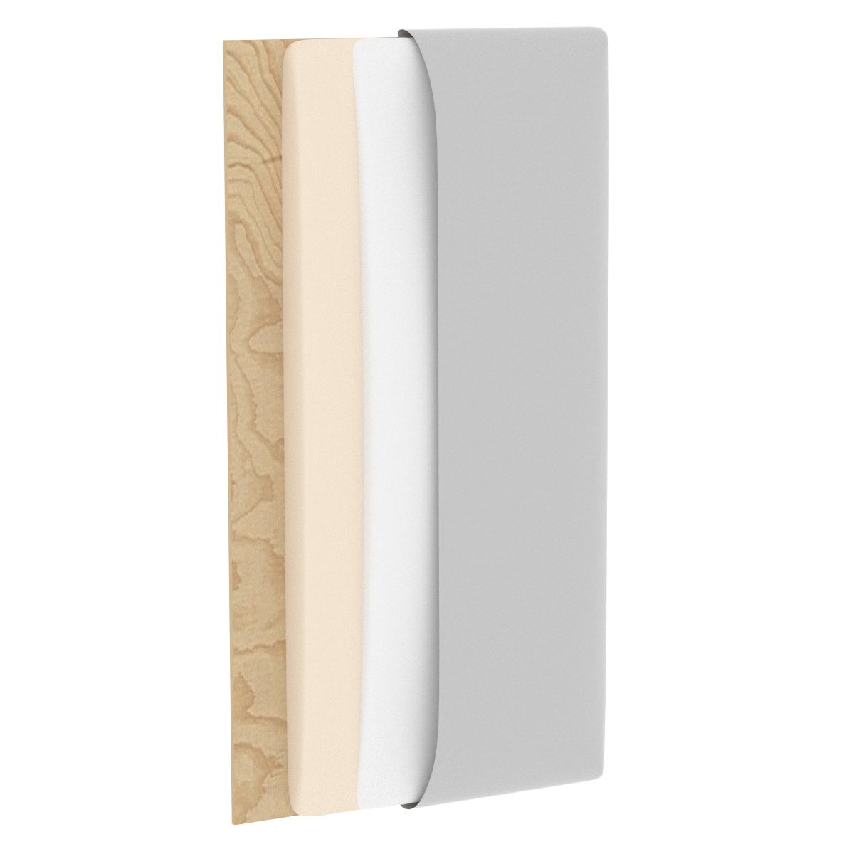 Obdĺžnikový čalúnený panel na stenu Quito 20x50 cm - zlatá – obrázok 8
