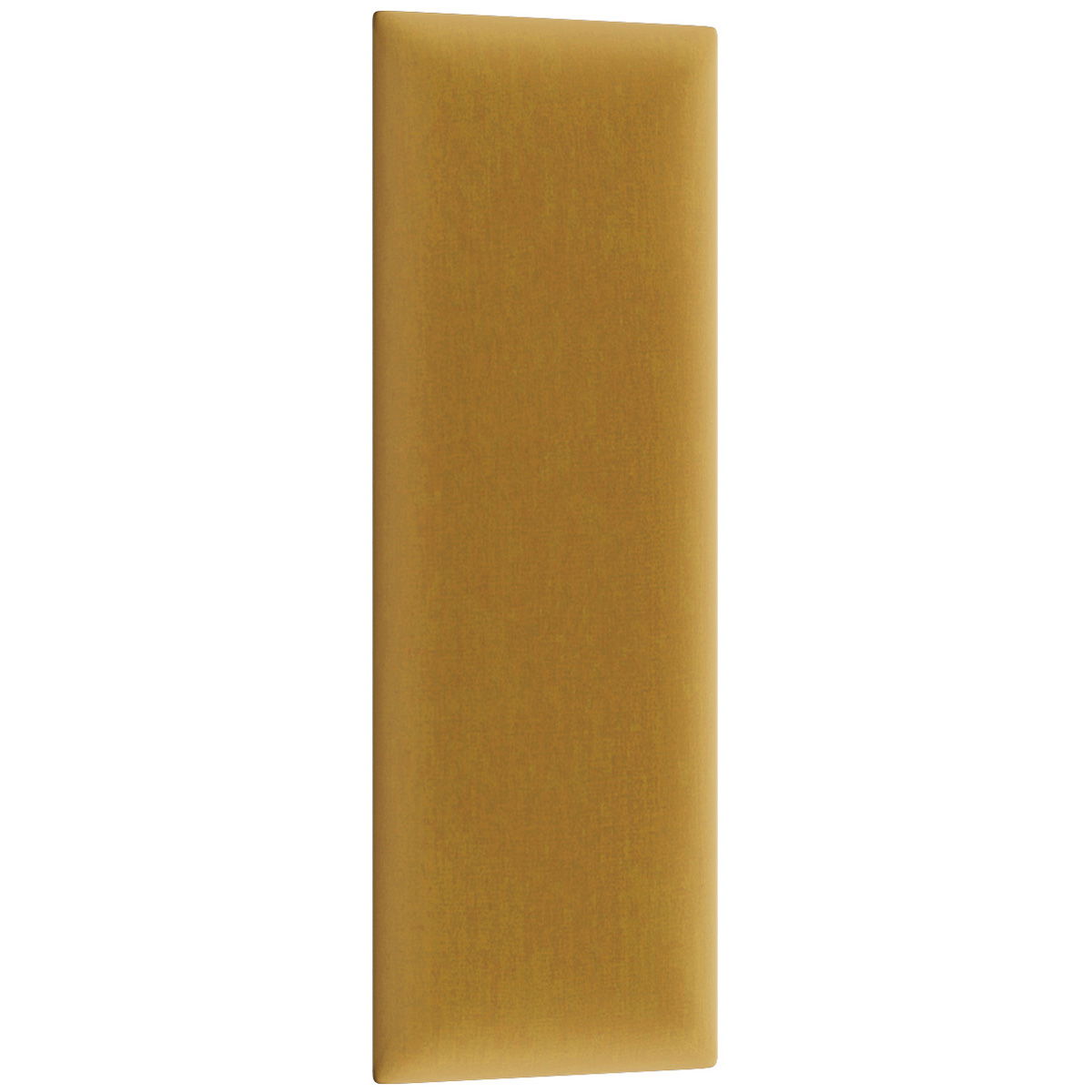 Obdĺžnikový čalúnený panel na stenu Quito 20x50 cm - zlatá