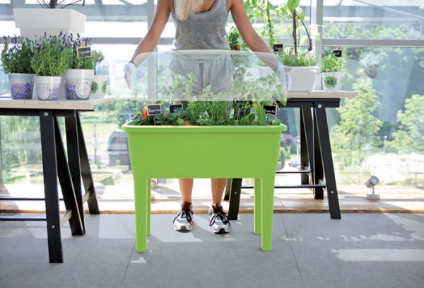Plastové parenisko na nožičkách DREP770 77 cm - antracit – obrázok 4