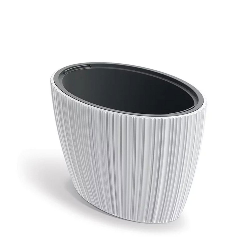 Plastový kvetináč DBOE600S449 59,5 cm - biela