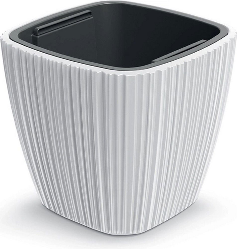 Plastový kvetináč DBOS300S449 29 cm - biela