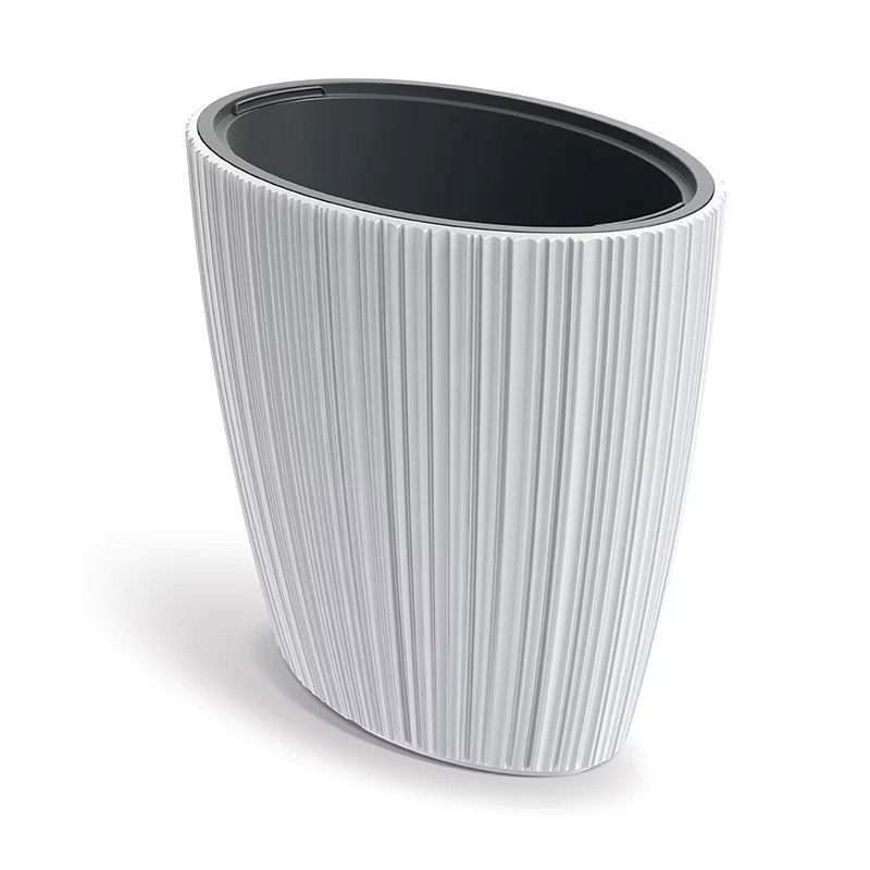 Plastový kvetináč DHOE600S449 59,5 cm - biela