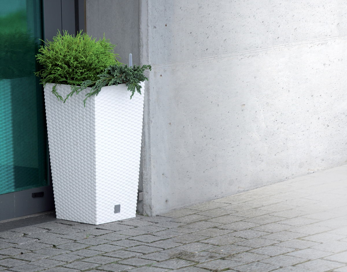 Plastový kvetináč DRTS225 22,5 cm - mocca – obrázok 4