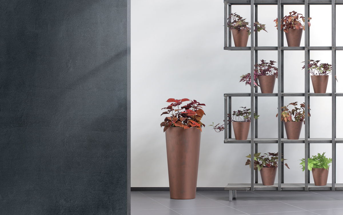 Plastový kvetináč DTUS300C 30 cm - hrdzavá – obrázok 3