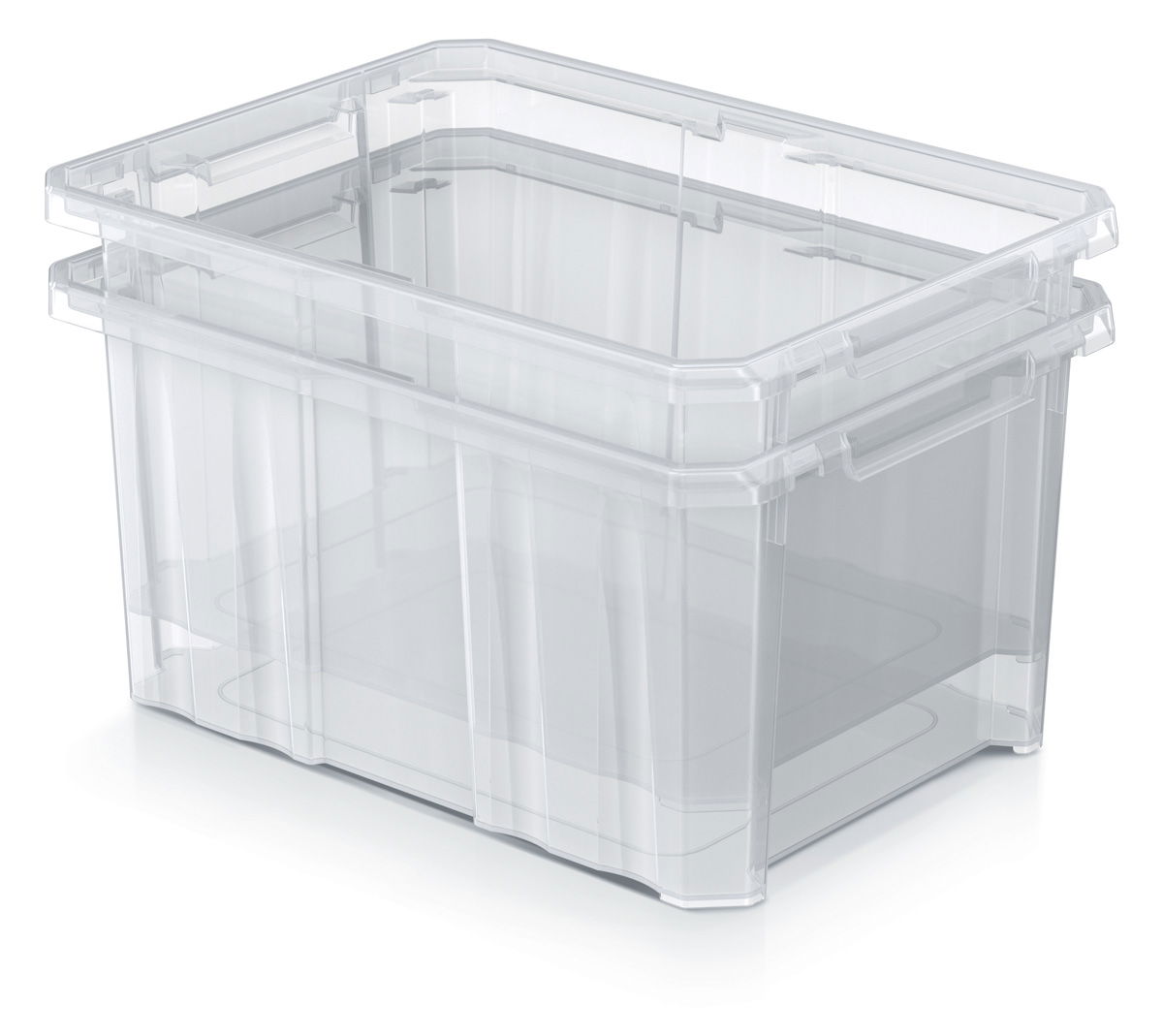 Plastový úložný box NCC12 6 l - priehľadná – obrázok 3