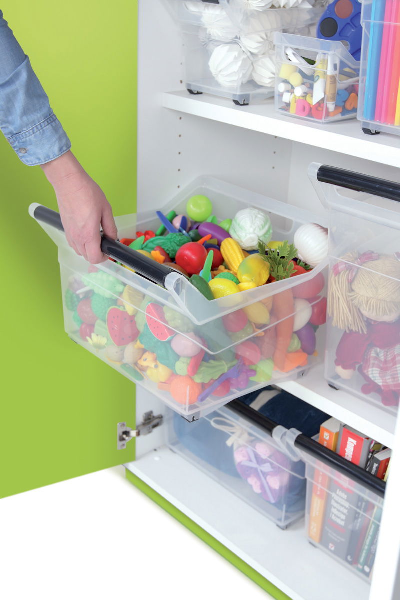 Plastový úložný box NUK1L 3 l - priehľadná – obrázok 5