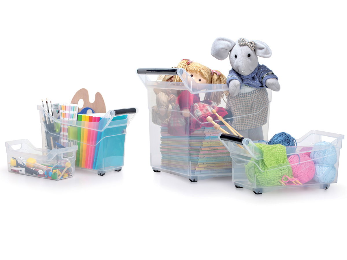 Plastový úložný box NUK1L 3 l - priehľadná – obrázok 4