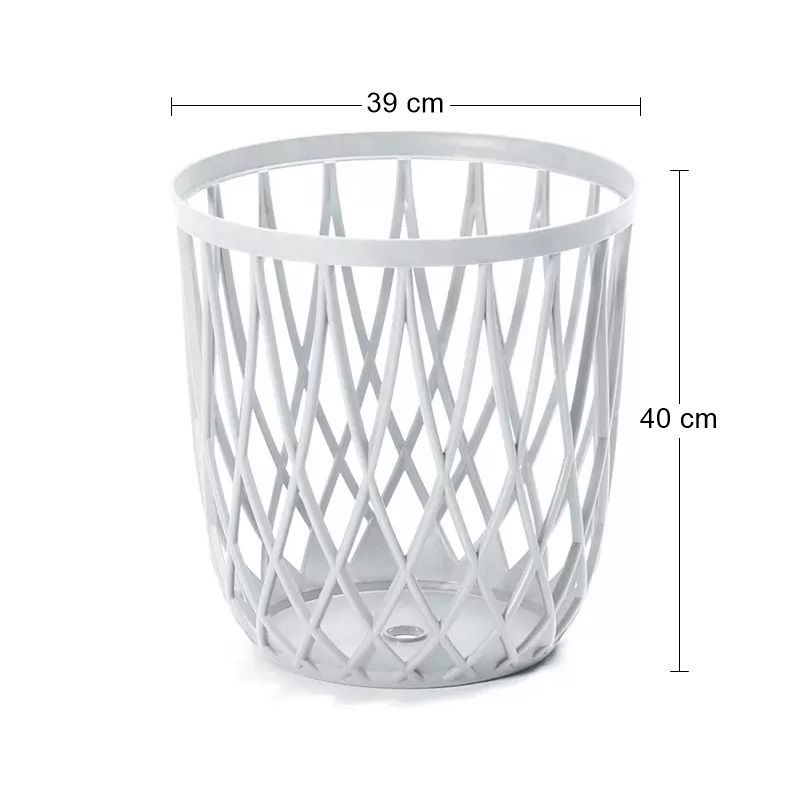 Plastový univerzálny kôš IKUB35 35 l - biela – obrázok 2