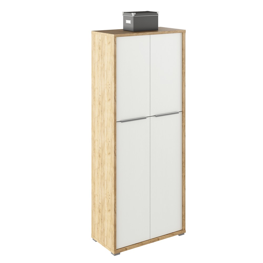 Policová skriňa Rioma Typ 7 2D - dub artisan / biela