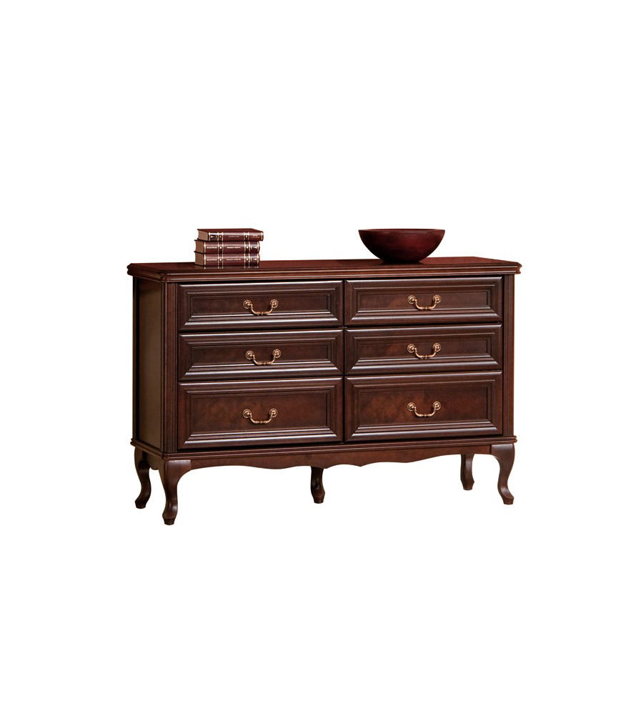 Rustikálna komoda Wersal W-K2SZ - wenge