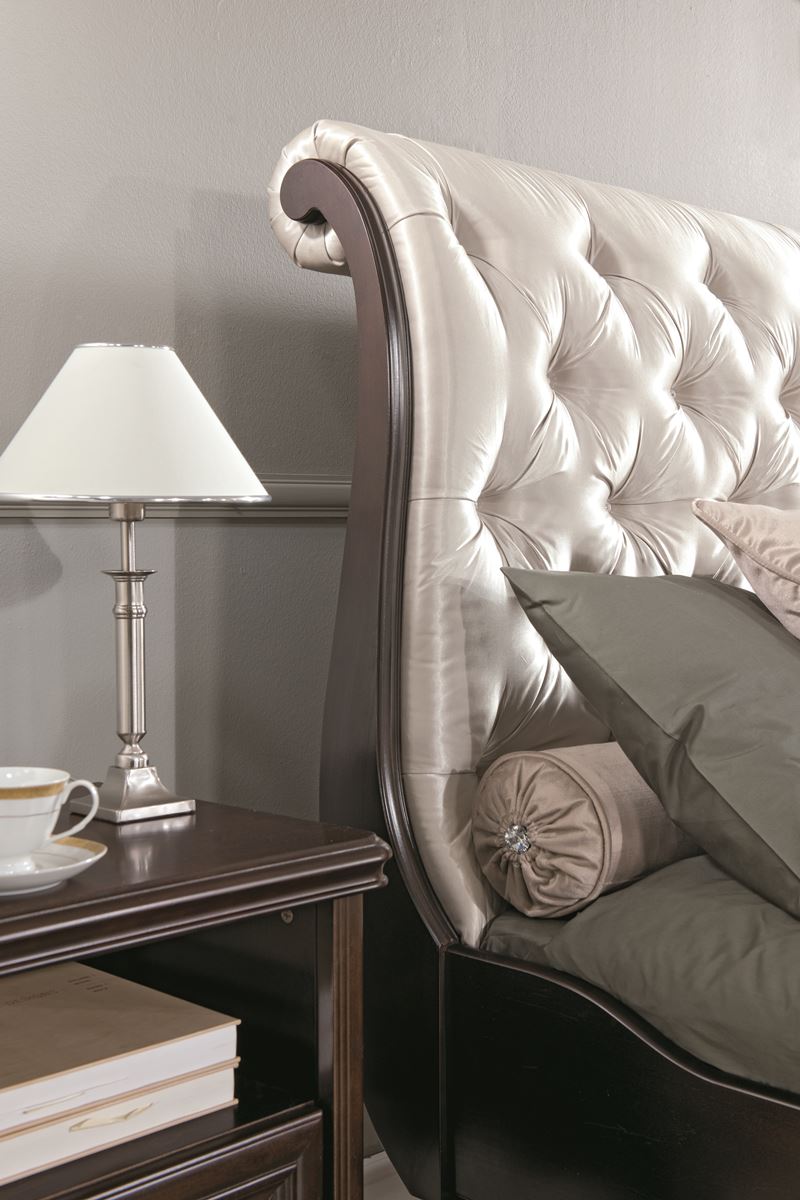 Rustikálny posteľový rám Wersal W-S/S 160 - wenge / biela (Prestige-A3 69) – obrázok 2