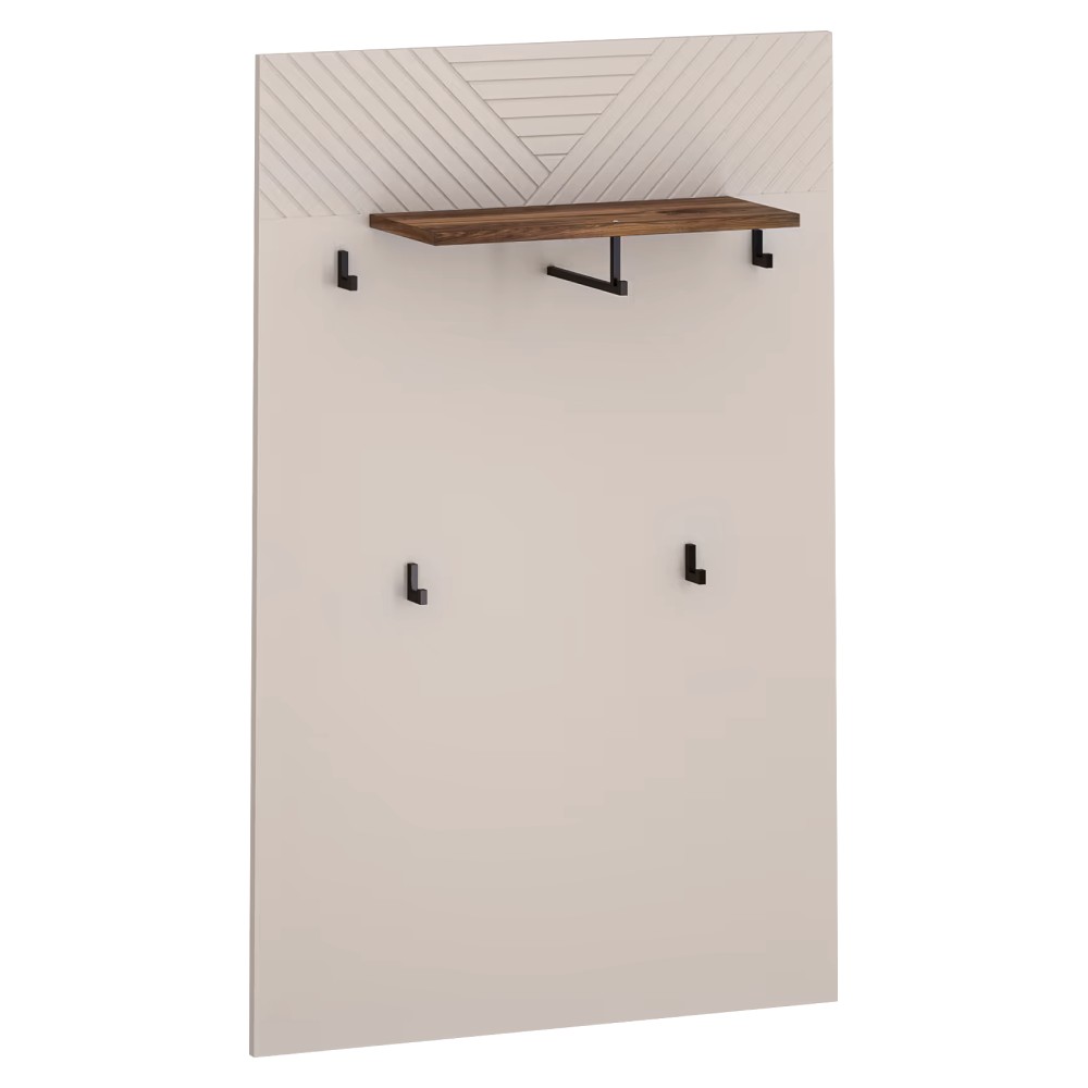Vešiakový panel Eyco 80 - kašmír / dub castello