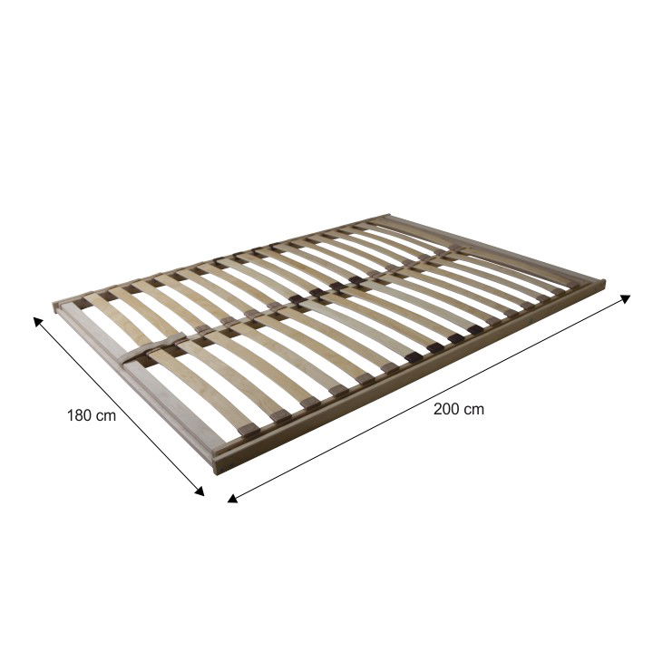 Vyklápací lamelový rošt Basic Flex Front 180x200 cm – obrázok 3
