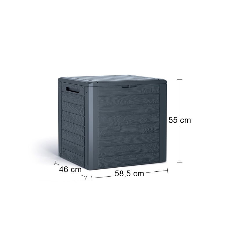 Záhradná truhlica MBWL140 140 l - antracit – obrázok 2