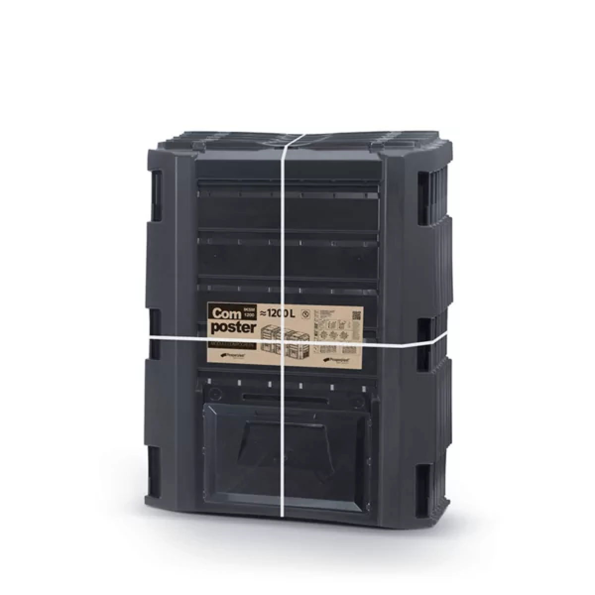 Záhradný kompostér IKLM1200C 1200 l - čierna – obrázok 3