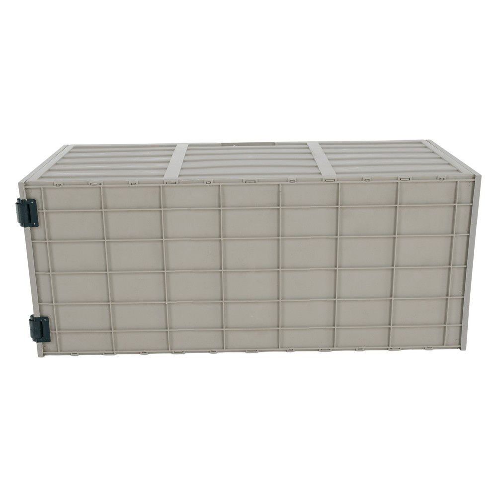 Záhradný úložný box Kortez - sivá / zelená – obrázok 12