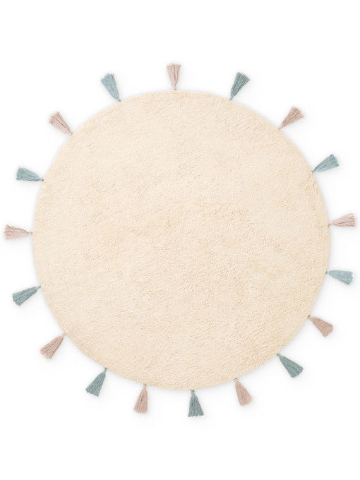 Koberec Hanse Home Snuggle Sunna krémový / viacfarebný kruh