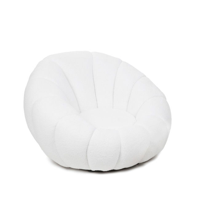 Kreslo DOUILL otočné, krémové TEDDY 869414