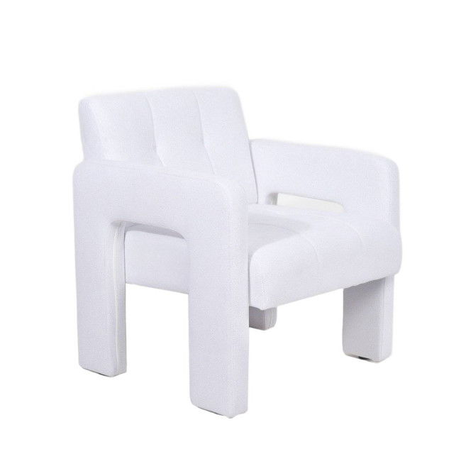 Kreslo PELLE biele 737763