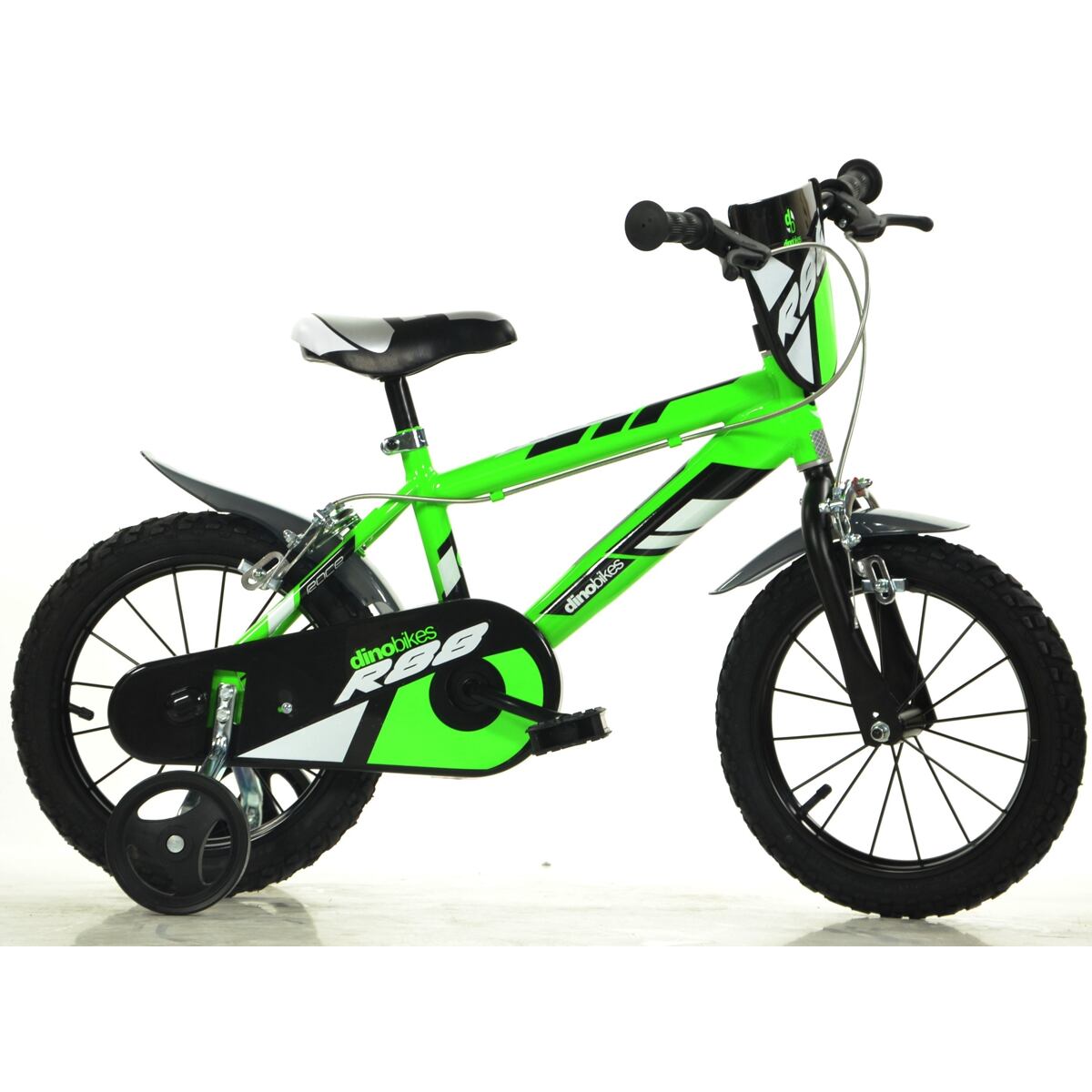 DINO Bikes Detský bicykel 14" zelené 2017