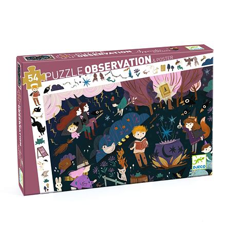 DJECO Vyhľadávacie puzzle Škola kúziel