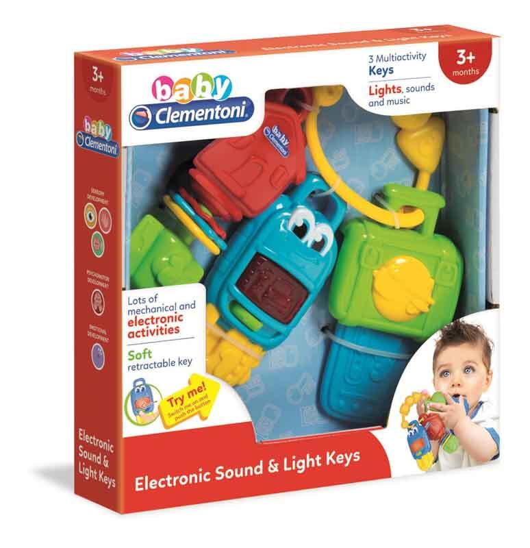 Elektronické hrkálka - kľúče