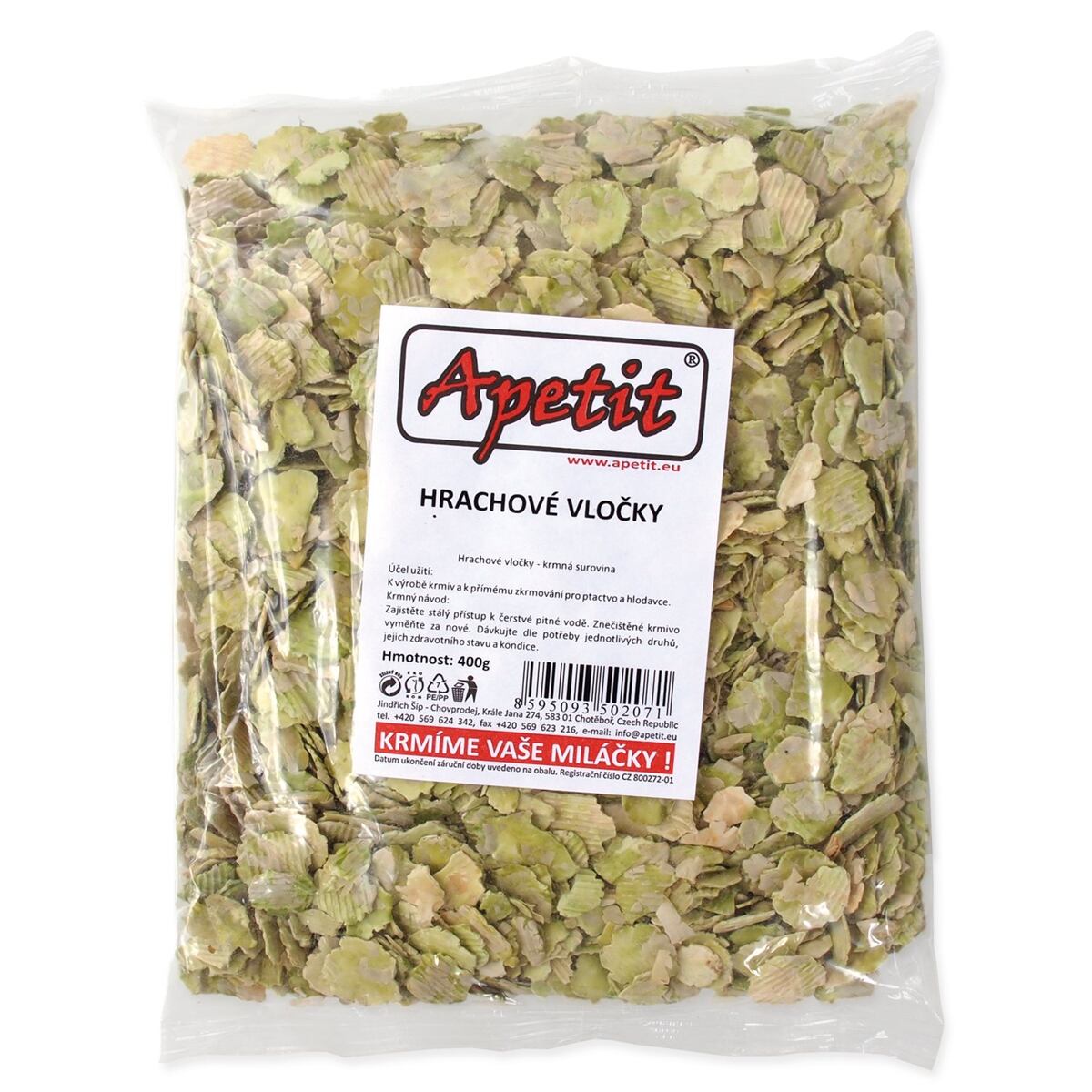 Hrachové vločky APETIT 400 g