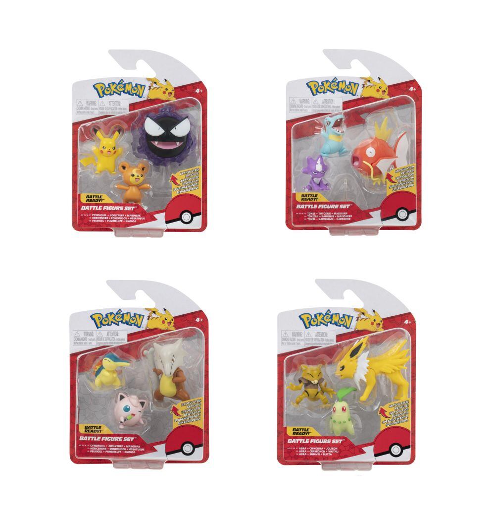 Orbico Pokémon figúrky 3 ks v balení, viac druhov